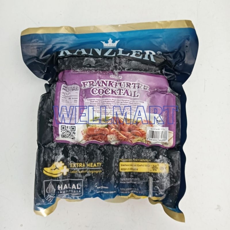 

Kanzler Frankfurter Cocktail 500gr Sosis Ayam Mini