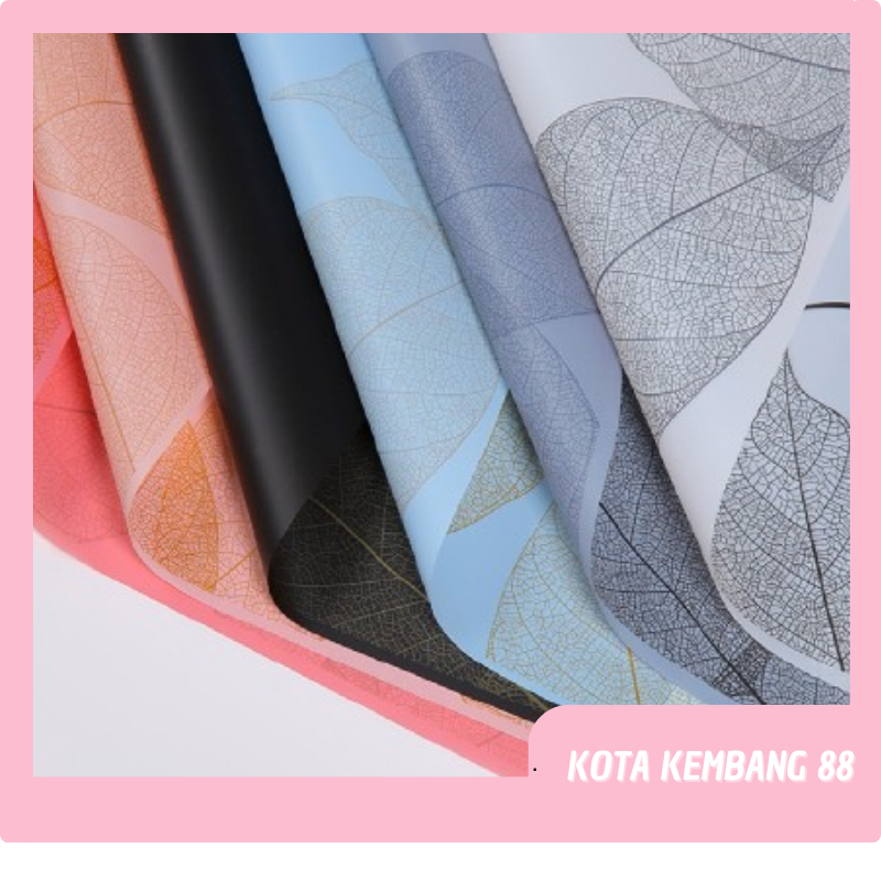 

Kertas Buket Bunga Waterproof Flower Wrapping Paper Waterproof Hand Bouquet Cellophane KB037