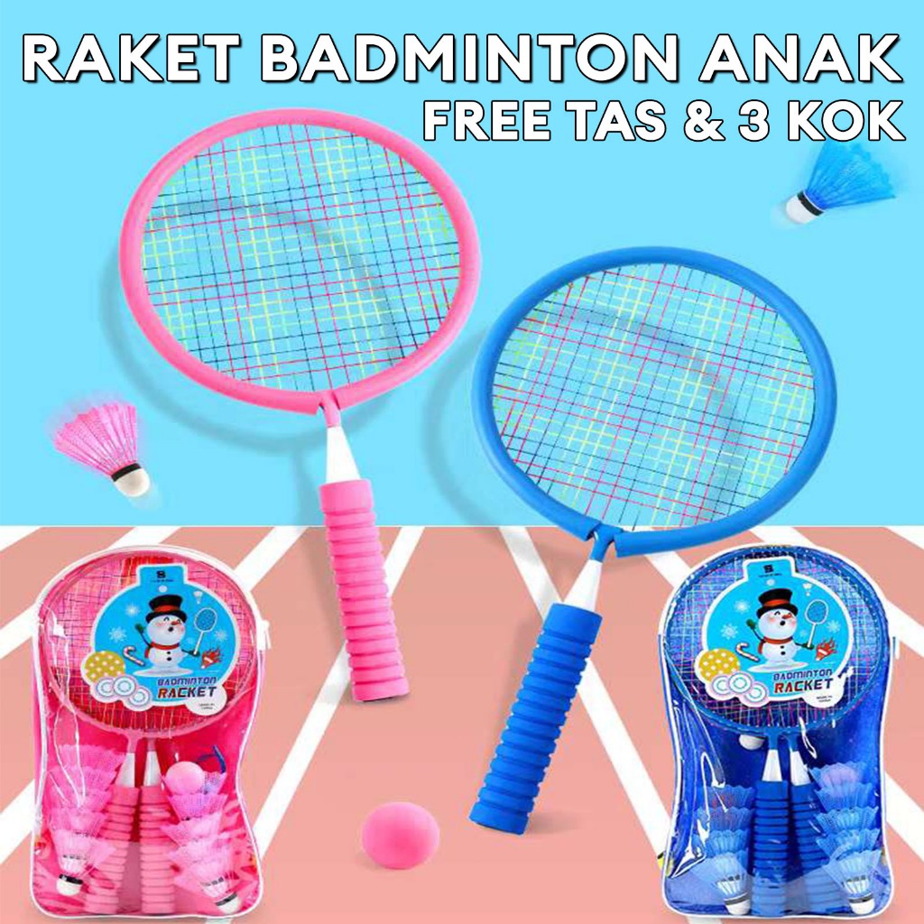 Mainan Raket Bulutangkis Anak Untuk Usia 3-12 Tahun Untuk TK SD