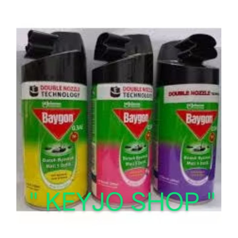 Baygon semprot anti nyamuk lalat & kecoa 200ml