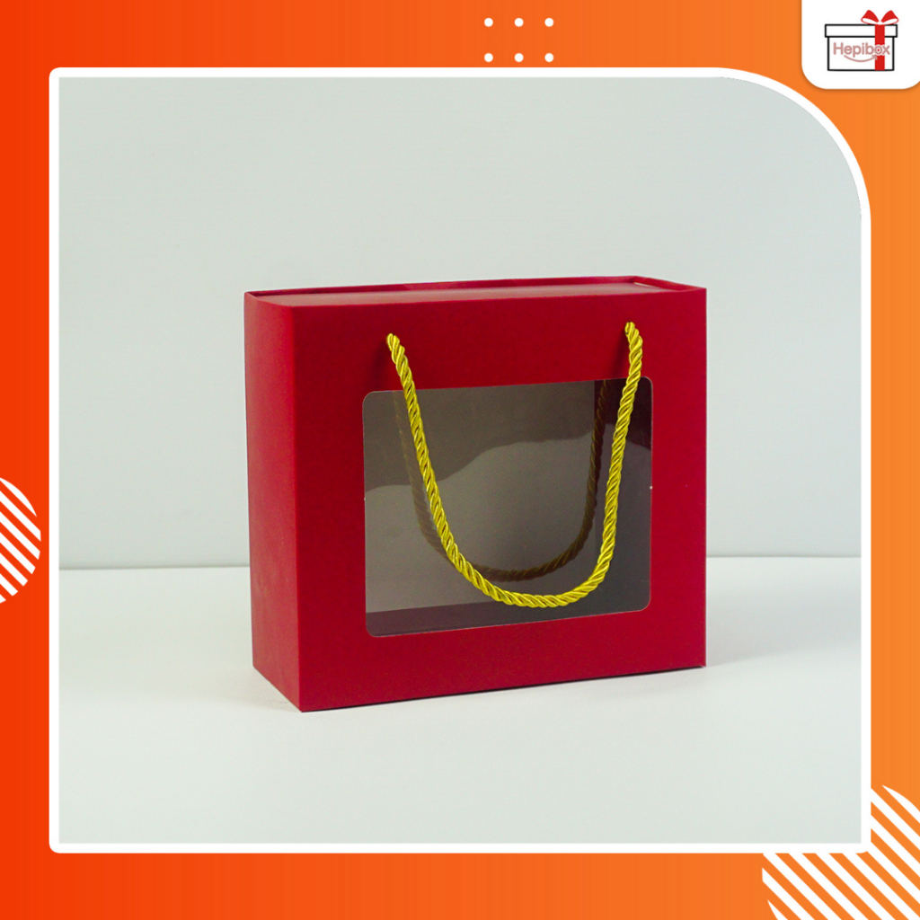 

Box Mika Handle / Kotak 2Toples Kue / Tas Kue Jinjing / Gift,Hampers, Hijab, Packaging, Kemasan | HH04