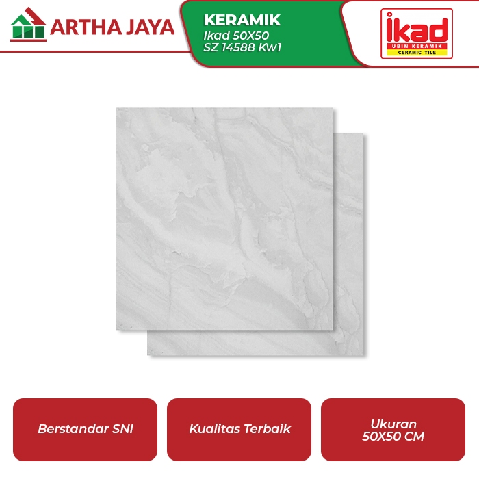 IKAD Keramik Lantai 50x50 SZ 14588 KW1 (Floor Tile)