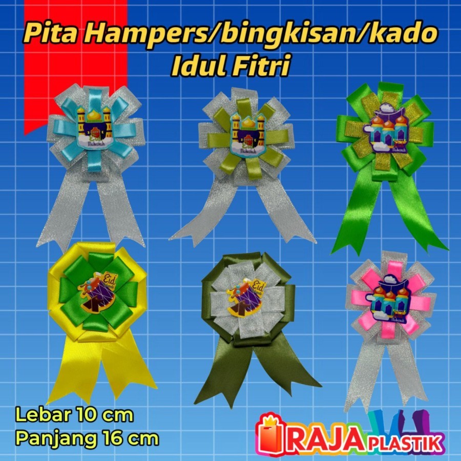 

Pita Jadi Hampers Lebaran lebar 10cm/Pita Jadi Hampers Idul Fitri 10cm