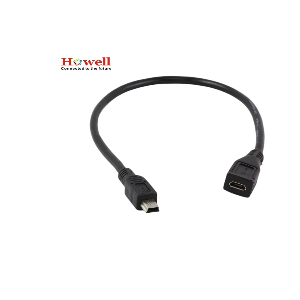 HOWELL KABEL USB 2.0 MINI TO MICRO 30CM