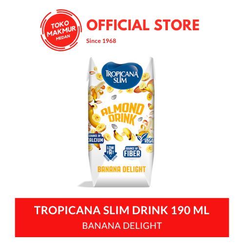 

TROPICANA SLIM DRINK RTD BANANA DELIGHT 190 ML