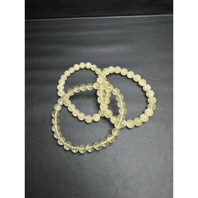 Gelang Libyan Desert Glass / LDG Natural Crystal Bracelet
