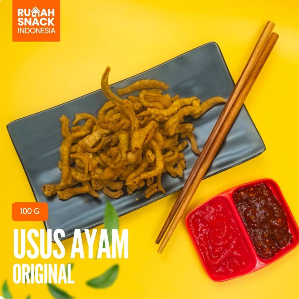 

Usus Ayam Goreng 100g Crispy Cemilan Snack Renyah Enak Gurih