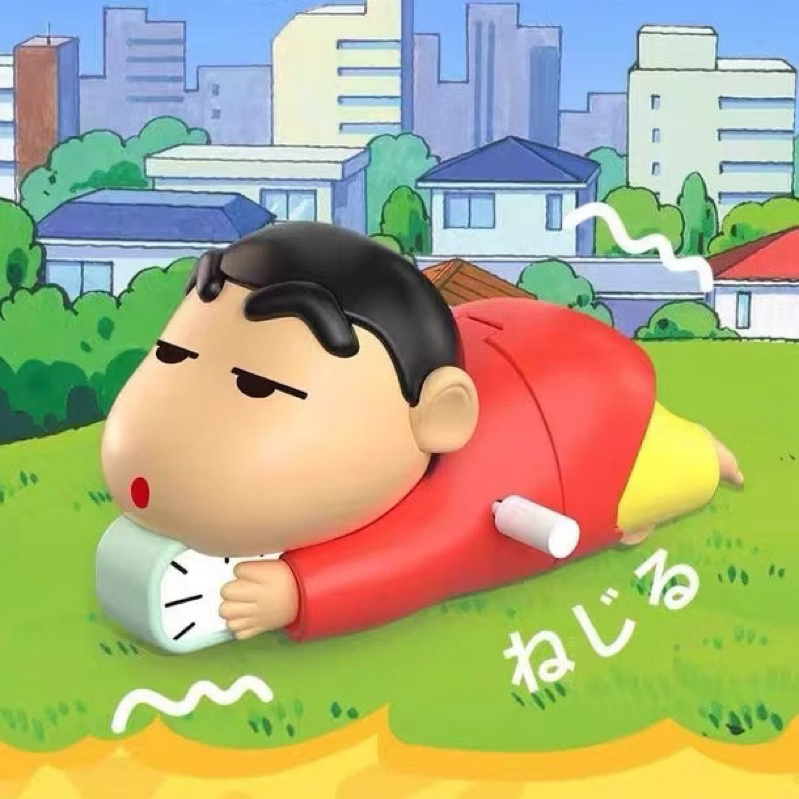 Mainan Crayon Shinchan shin chan gerak lucu pantat goyang kawaii mainan putar