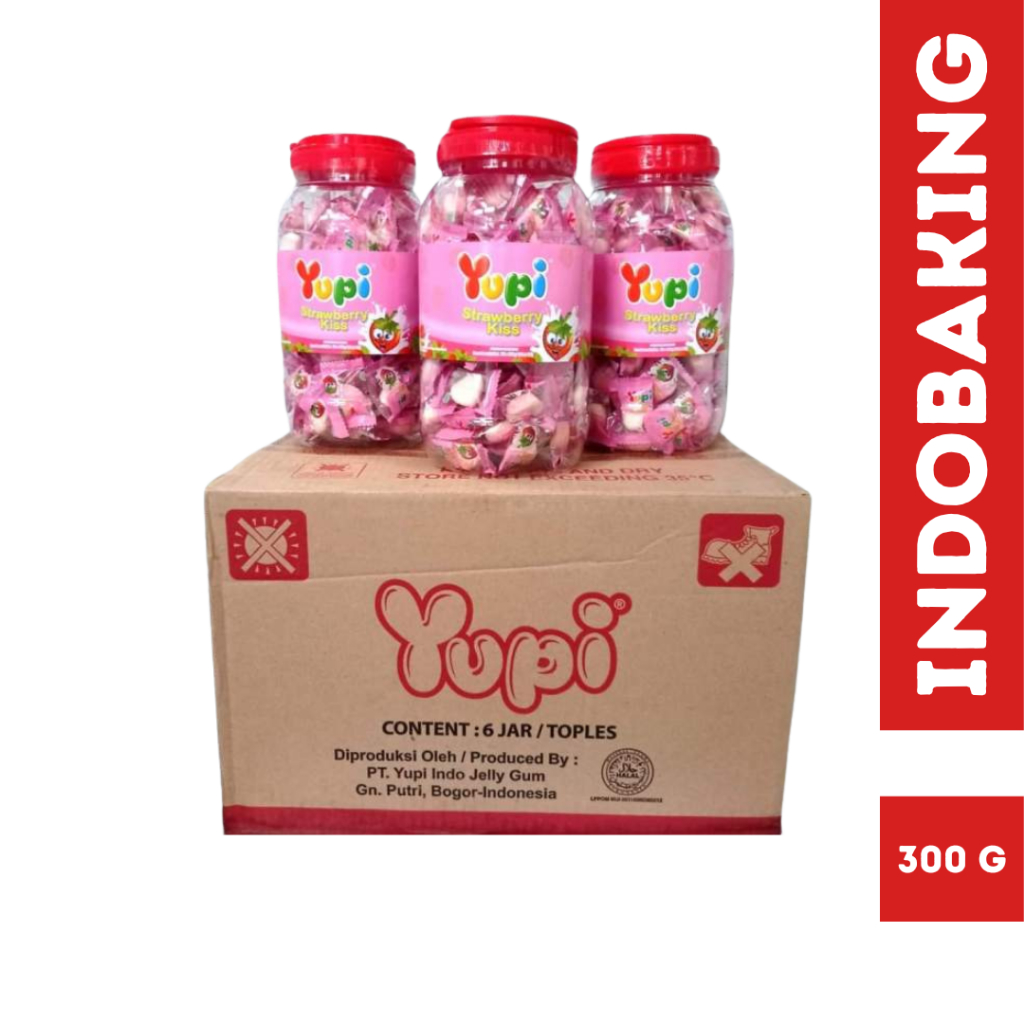 

Yupi Toples Love Strawberry Kiss 300g