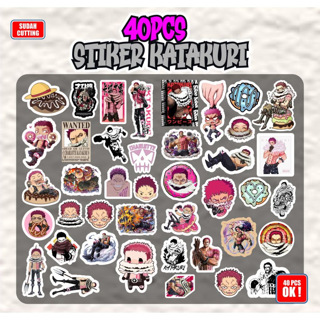 

Stiker Katakuri Karakter Anime 40 Pcs sudah terpotong