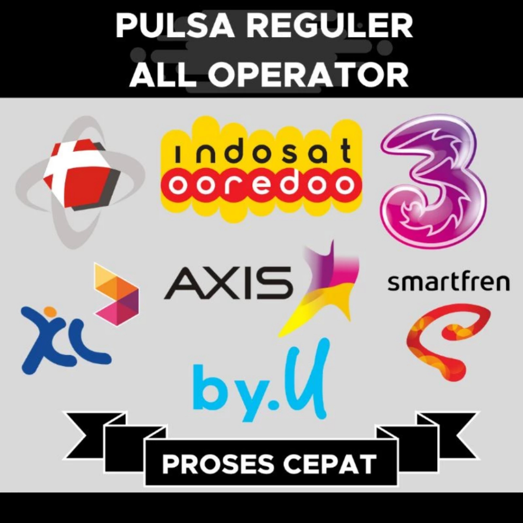 Pulsa All Operator Murah Nominal 5000 sampai dengan 25000 Pulsa Axis XL