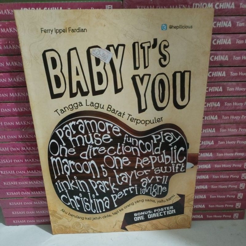 Buku Murah Original - Buku Baby It's You - Tangga Lagu Barat Terpopuler