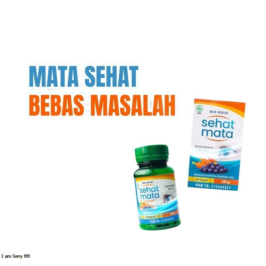 

Kapsul sehat mata biogold I menurunkan mata minus