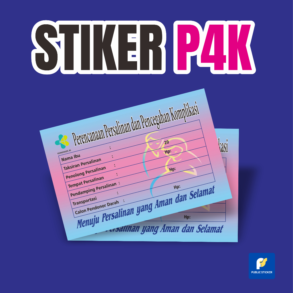 

Stiker P4K Ibu Hamil – 1 pack isi 50 pcs