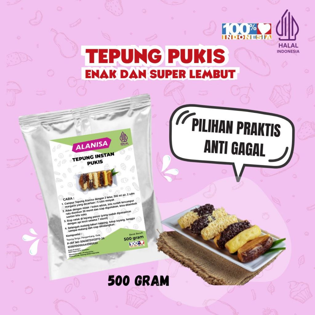 

PRAKTIS!! TEPUNG PUKIS 500GR