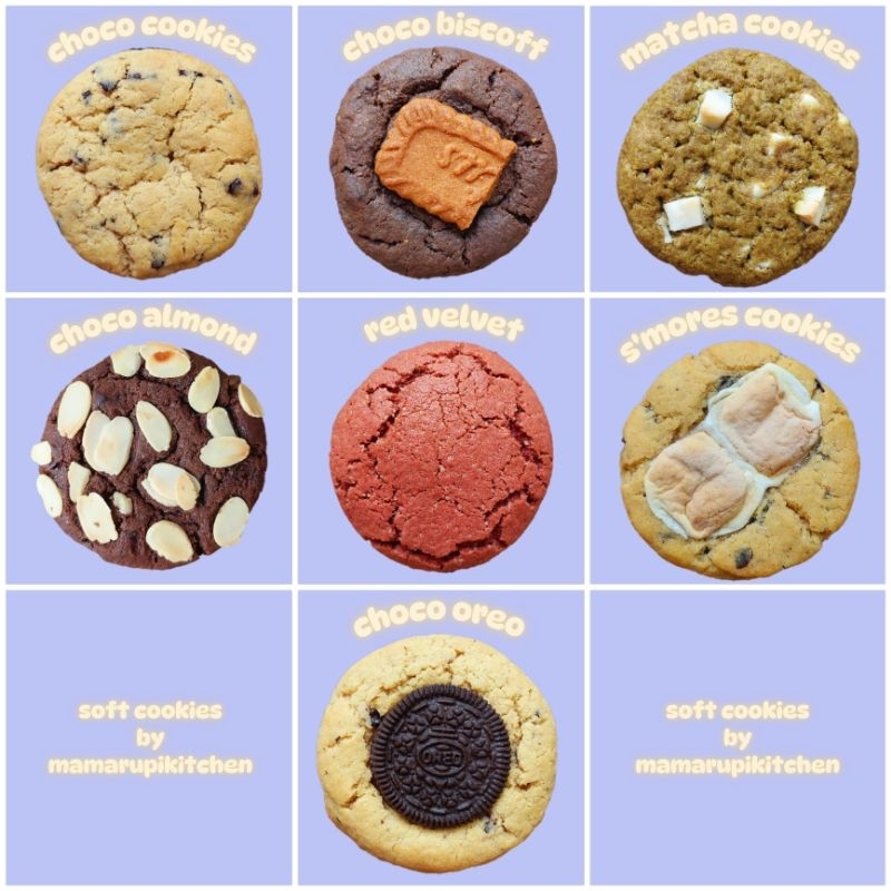 

(min beli 4 cookies) Soft Cookies by mamarupikitchen