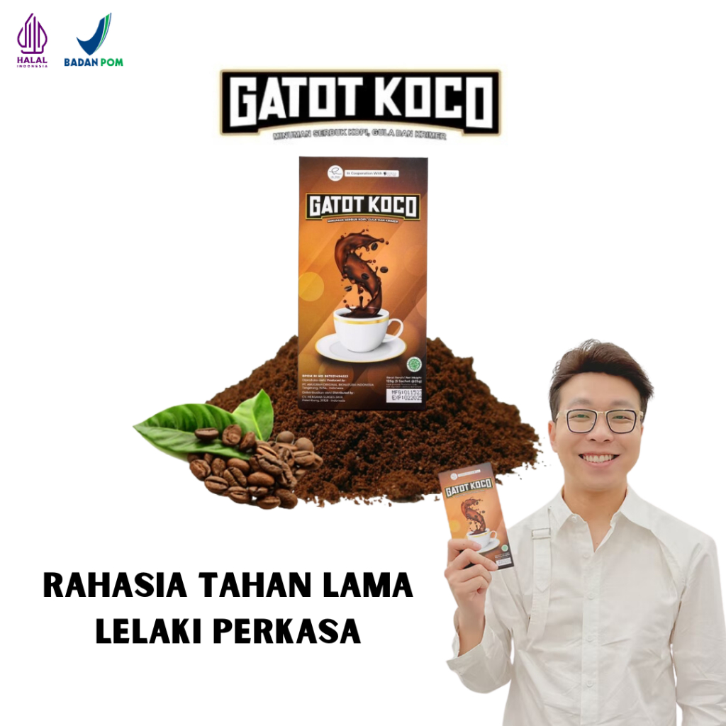 

Kopi Pria Gatot Koco 1 Box Isi 5 Sachet Original By Dr Richard Lee