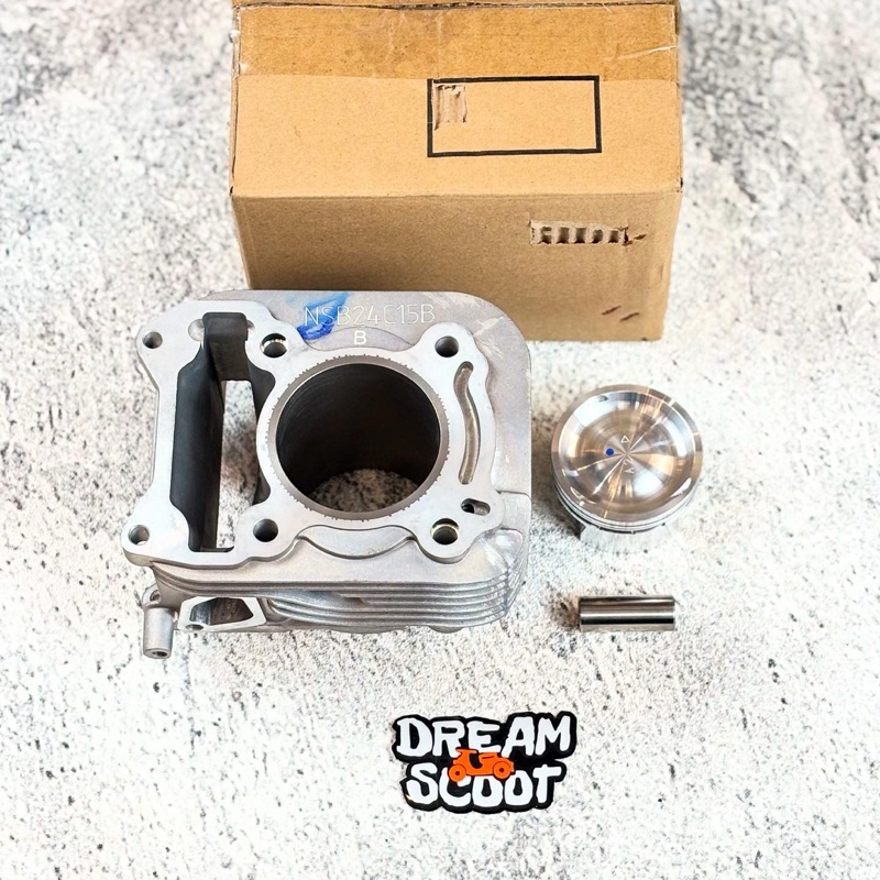 blok piston OEM Vespa Matic Sprint Primavera LX S 150cc 3V / IGET Blok vespa Sprint 58mm standar Ves