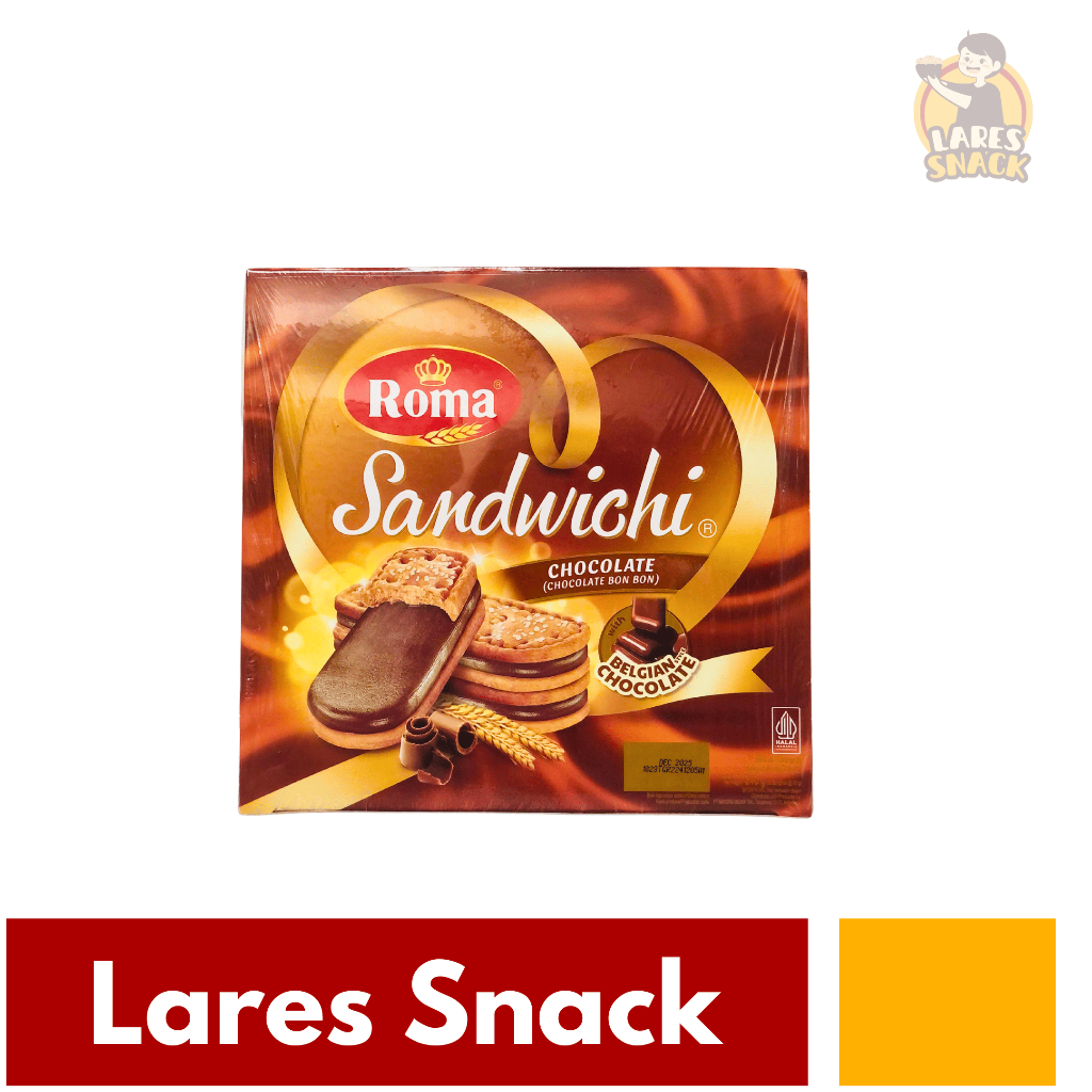 

Roma Sandwich Belgian Chocolate 240gr Kemasan Box