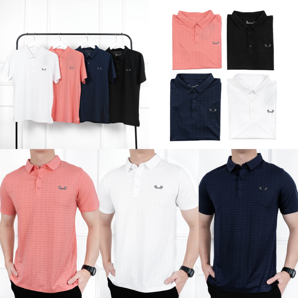 gameboiishop - Kaos Polo Shirt Pria Dry Fit Kaos Kerah Pria Olahraga Baju Golf Tennis Quick Dry