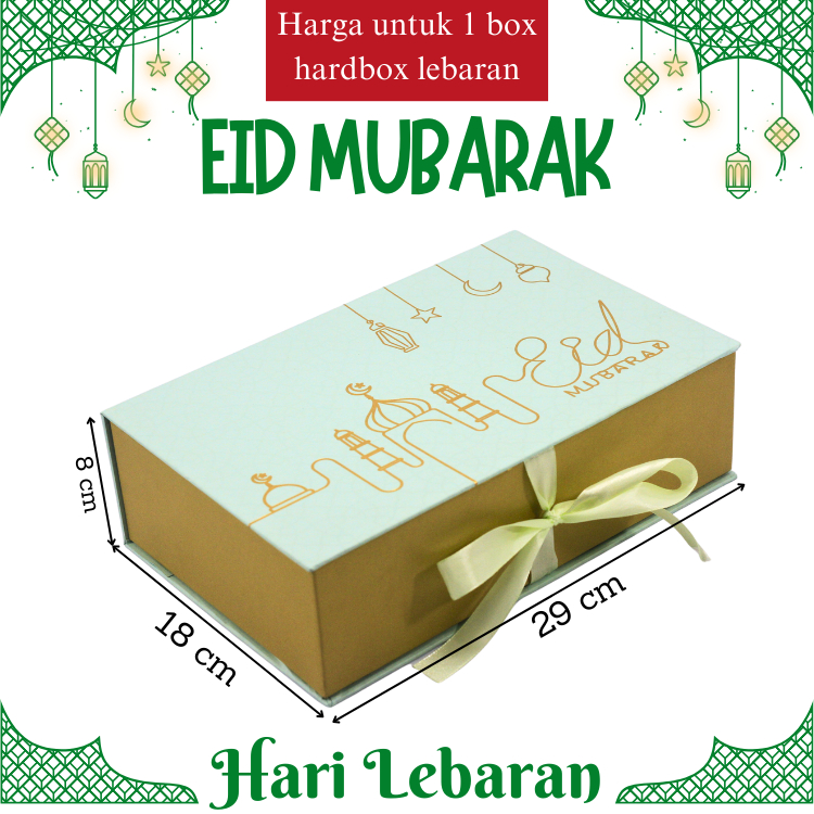 

Box Hampers Lebaran Gift Box Idul Fitri Hardboard Kue Kering Box Parsel