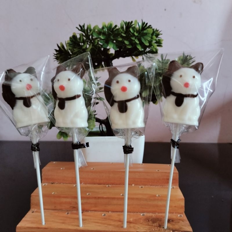 

coklat karakter kucing putih