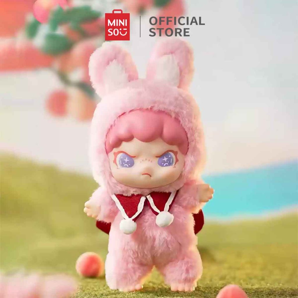 Miniso DORA Fuzzy Animal Institute Series ViNYL'Plush Blind Box Action Toys Figure Birthday Gift Kid
