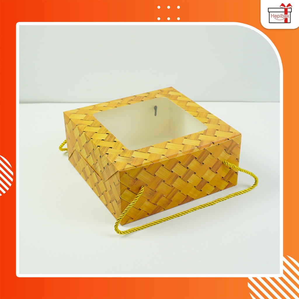 

Box Tali / Box Brownies / Mika Tali Box / Kotak Kue / Mika Frame Tebal Murah / Box Hampers | HD01