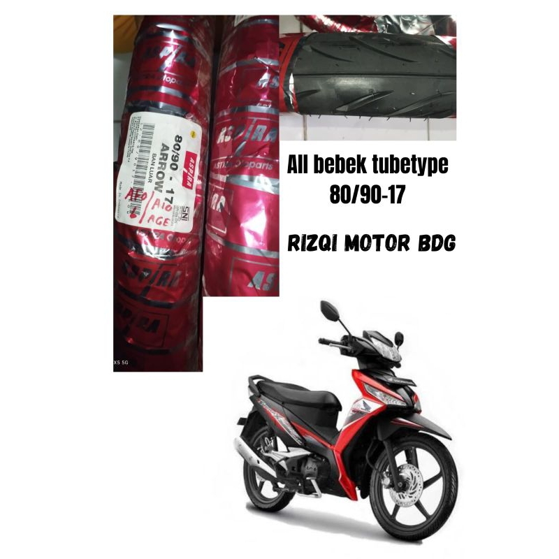 ban 80/90-17 tubetype (non tubles) Aspira arrow