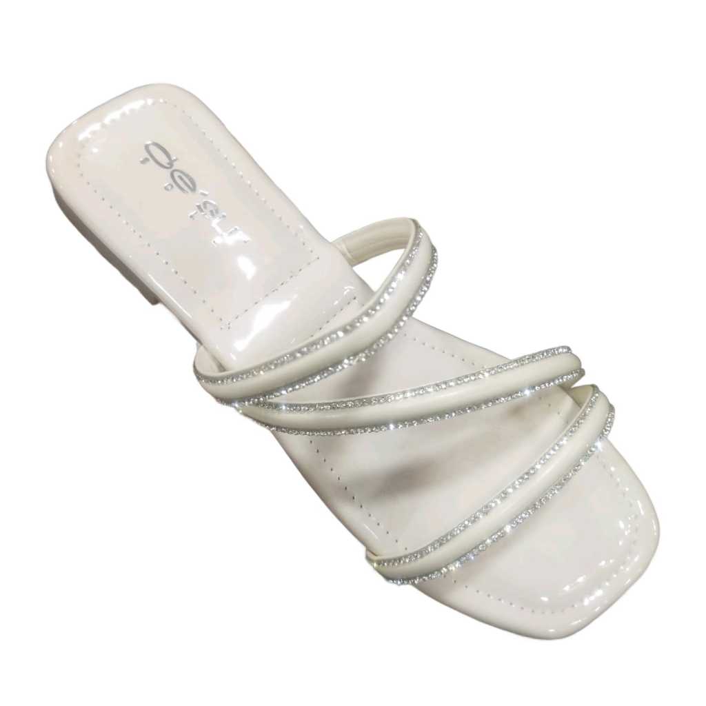 Desur AND 2427 Sendal Wanita Dewasa Putih,Khaki 36-40