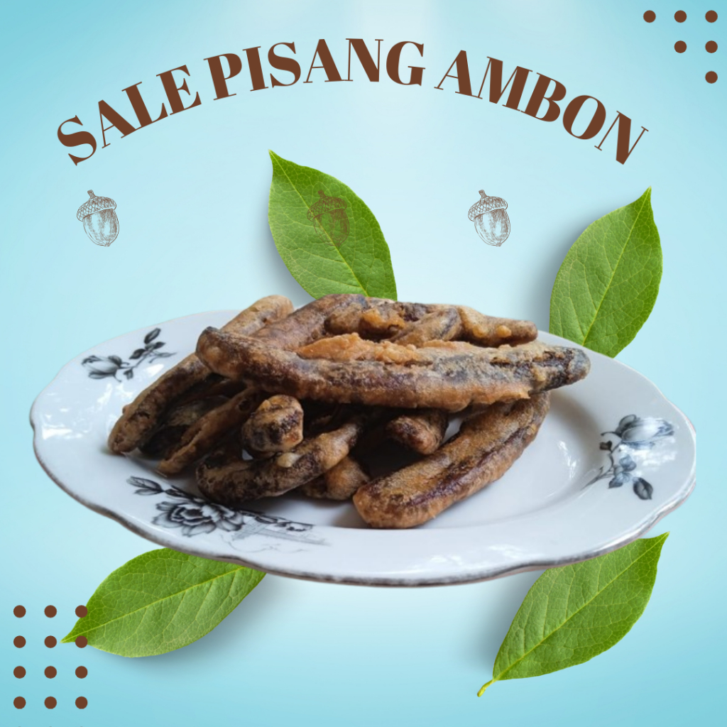 

[COD]Sale Pisang Goreng Ambon 250GRAM/500gram