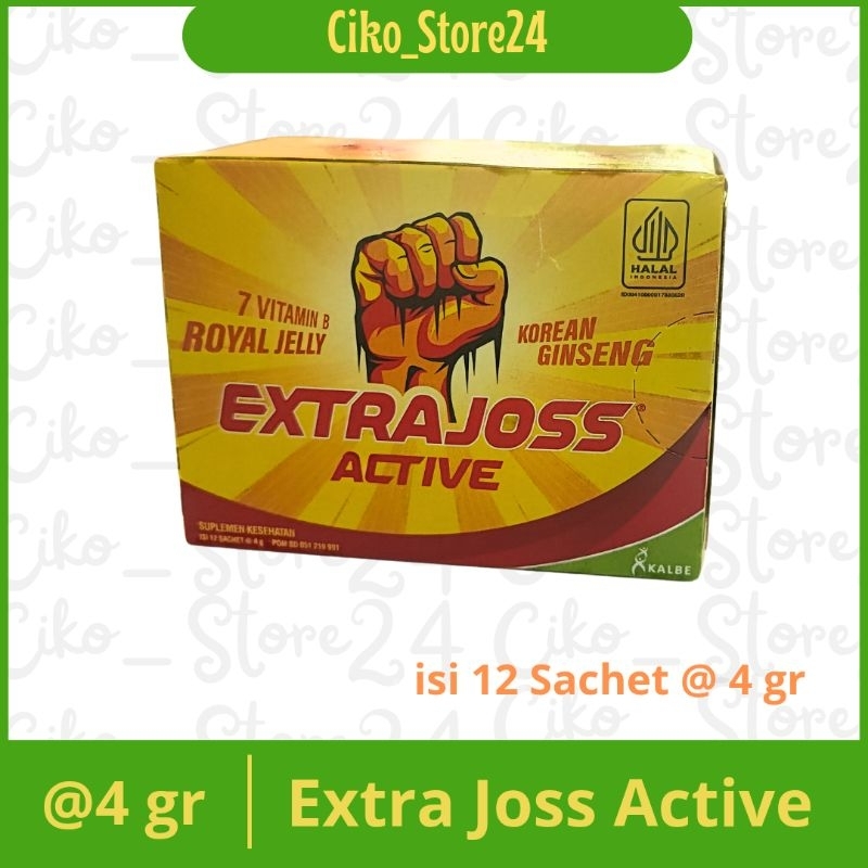 

Extra joss Active / extrajoss isi 12 sachet @4gr