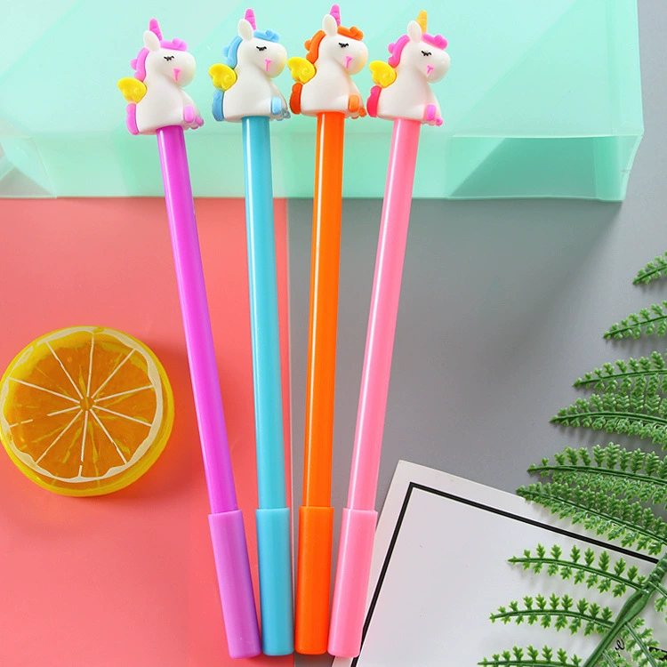 

PU~ATK Pulpen Karakter Unicorn/Ballpoint Karakter Lucu/Perlengkapan Sekolah/Perlengkapan Kantor