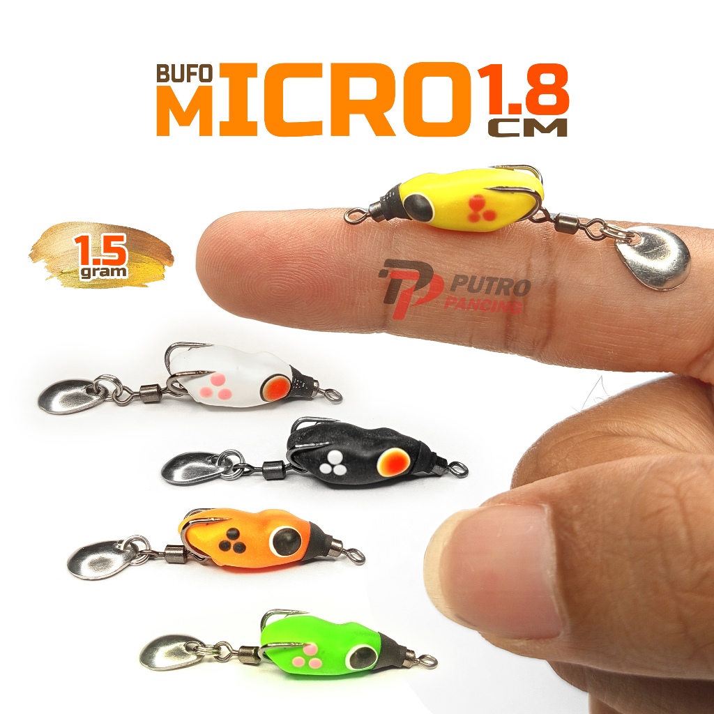 Lure Bufo MICRO 1.8cm Blade Soft Frog softfrog