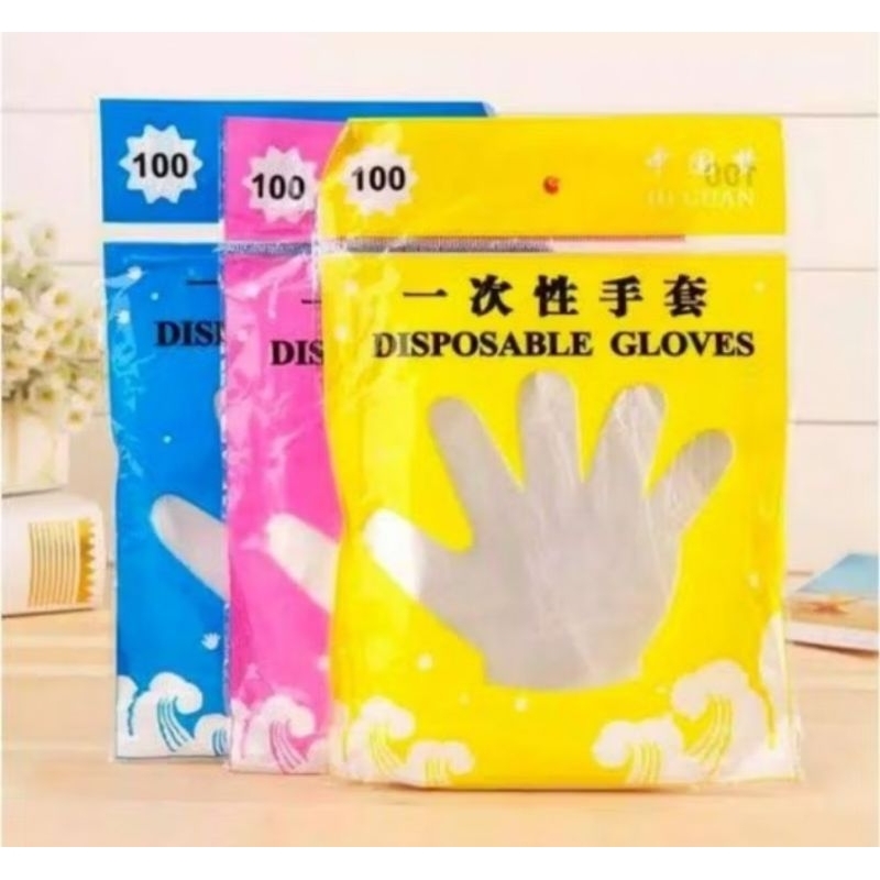 SARUNG TANGAN PLASTIK ISI 100 / SARUNG TANGAN PLASTIK SERBAGUNA