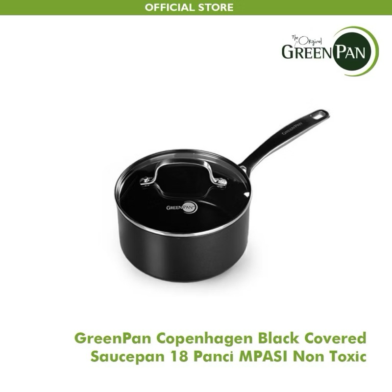 GreenPan Copenhagen Black Covered - 18cm - Black