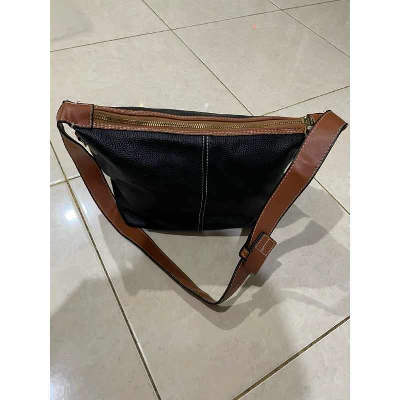 tas kulit asli second