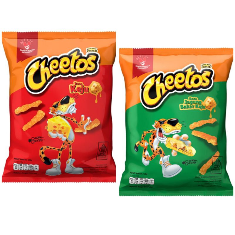 

Cheetos Aneka Snack Puffs Cheddar Cheese keju Jagung Bakar