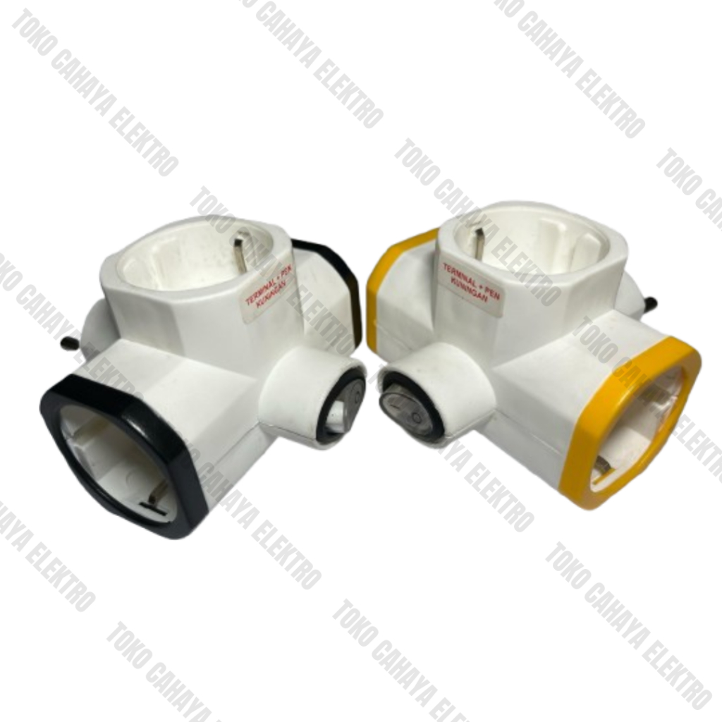 STEKER T ARDE / COLOKAN CABANG + SAKLAR 10A 250V LOYAL ASLI / ORIGINAL 100%