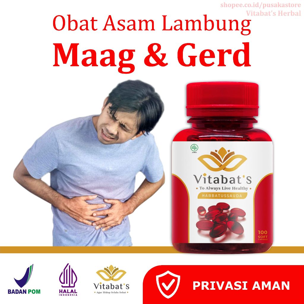 Vitabats Obat Lambung Paling Ampuh - Vitabat's Maag & Gerd