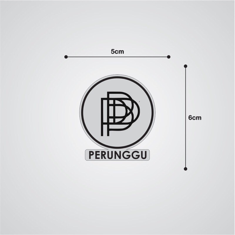 

PERUNGGU stiker band indie indonesia vinyl glossy cutting genz estethic