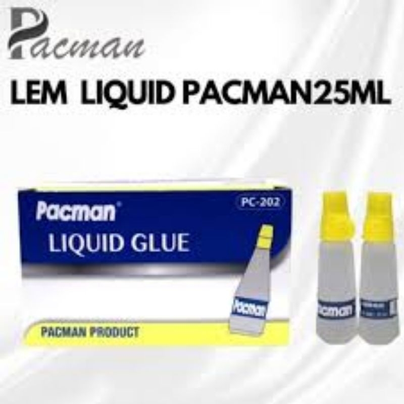 

Pacman - Lem Kertas Cair 25ml / Liquid Glue PC-202