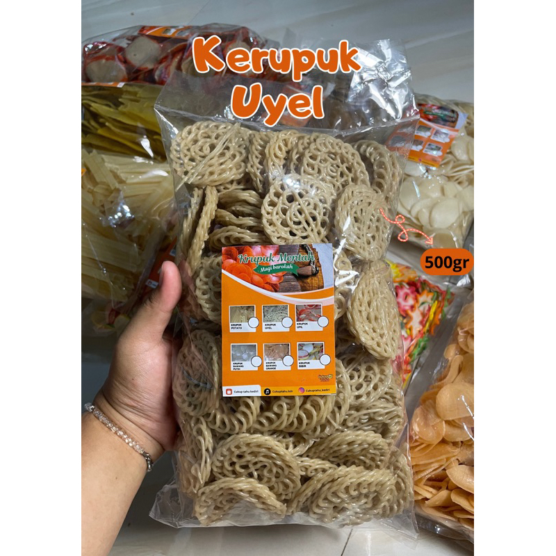 

Krupuk Uyel 500gr mentah