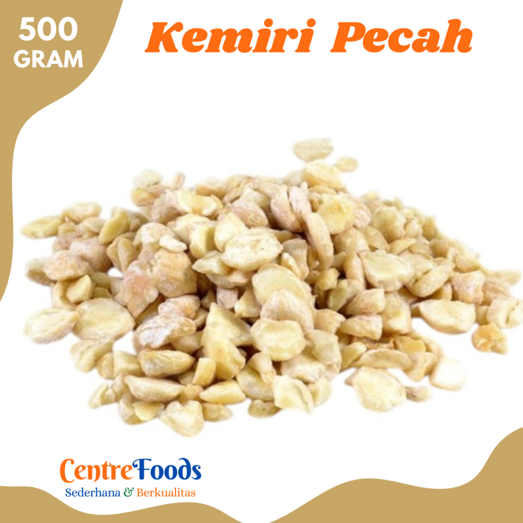 

KEMIRI Pecah - Kemiri Belah Organik | 500gr [ Harga Per 0,5 Kg ]