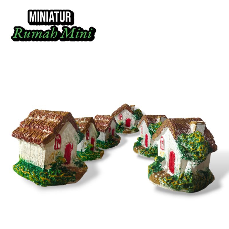 Hiasan Aquarium Aquascape Miniatur Rumah Mini