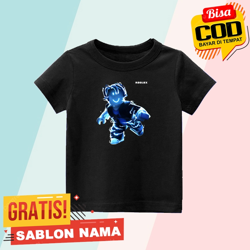 Baju Kaos Anak Roblox Speed / Kaos Anak Laki Laki & Perempuan Custom Nama Roblox Speed
