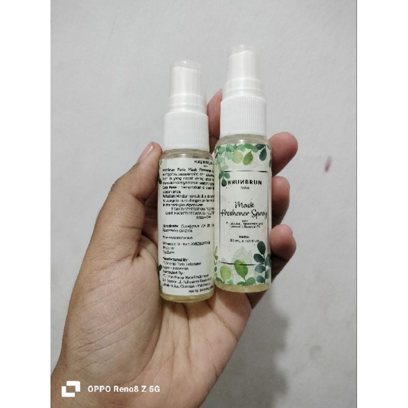 BrunBrun Parfum Spray Mask (wangi kaya freshcare)