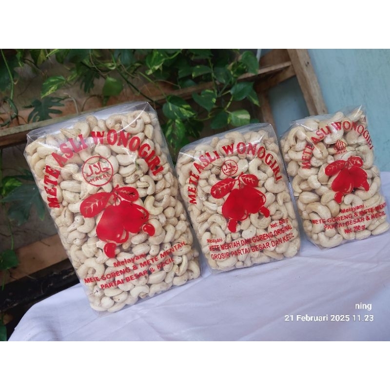 

Kacang Mete Asli Wonogiri