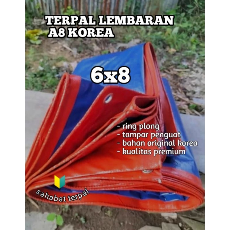 Terpal 6x8 korea A8 tebal