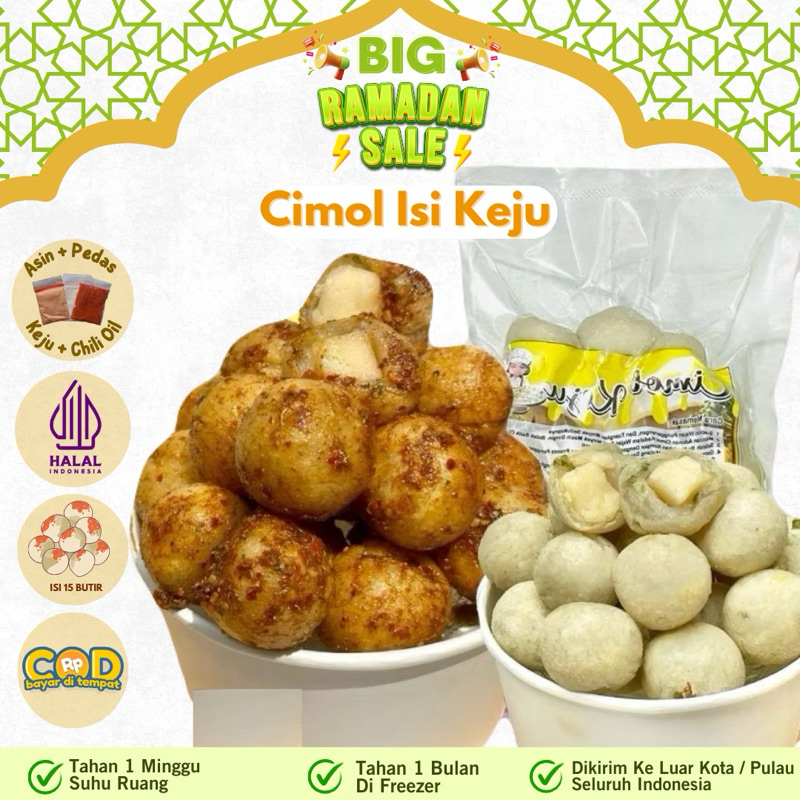 

CIMOL KEJU ISI 15 + 2 BUMBU TABUR CIMOL BOJOT ISI KEJU (BACA DESKRIPSI⬇️)